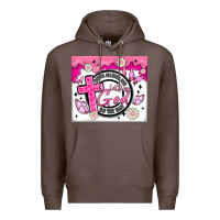 Coffee doing my best and letting god Premium Hoodie - MaliasSmallBusiness
