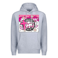 Heather Grey doing my best and letting god Premium Hoodie - MaliasSmallBusiness