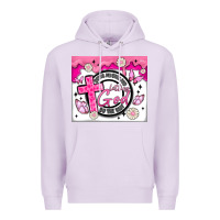Lilac doing my best and letting god Premium Hoodie - MaliasSmallBusiness