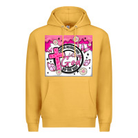 Mustard doing my best and letting god Premium Hoodie - MaliasSmallBusiness
