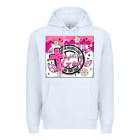 White doing my best and letting god Premium Hoodie - MaliasSmallBusiness