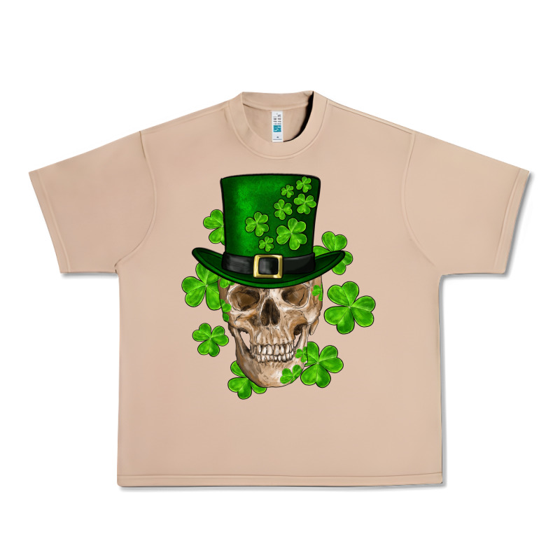 St. Patrick's Day Skull Urban Heavy Tee by RanaPortraitStore | Teevron