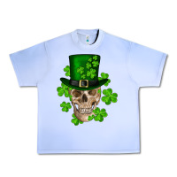 Grape Ice st. patrick's day skull Urban Heavy Tee - RanaPortraitStore