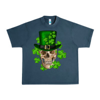 Midnight Navy st. patrick's day skull Urban Heavy Tee - RanaPortraitStore