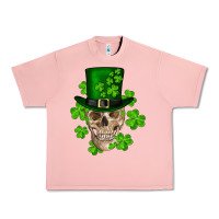 Salmon st. patrick's day skull Urban Heavy Tee - RanaPortraitStore