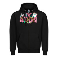 Black adon nurse Zipper Hoodie - AdoDesignShop