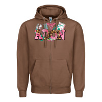 Chestnut adon nurse Zipper Hoodie - AdoDesignShop