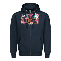 Navy adon nurse Zipper Hoodie - AdoDesignShop