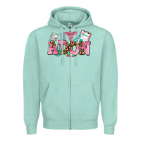 Seafoam adon nurse Zipper Hoodie - AdoDesignShop