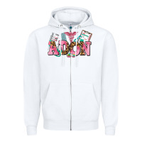 White adon nurse Zipper Hoodie - AdoDesignShop