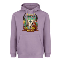 Lavender desert vibes wild west Heavyweight Hoodie - NancyCooperArtShop