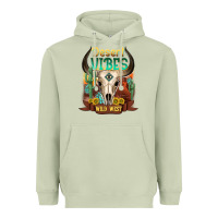 Matcha desert vibes wild west Heavyweight Hoodie - NancyCooperArtShop