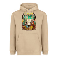 Mushroom desert vibes wild west Heavyweight Hoodie - NancyCooperArtShop