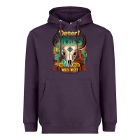 Plum desert vibes wild west Heavyweight Hoodie - NancyCooperArtShop