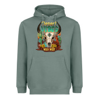 Sage desert vibes wild west Heavyweight Hoodie - NancyCooperArtShop