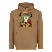 Toasted Coconut desert vibes wild west Heavyweight Hoodie - NancyCooperArtShop