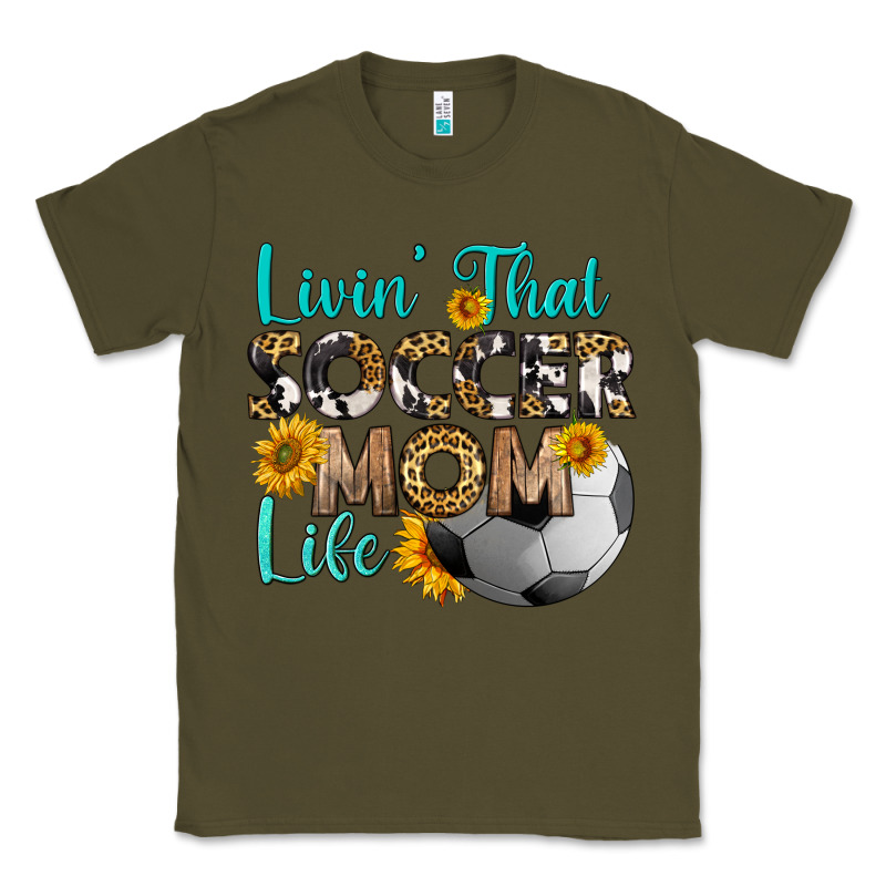 Livin' That Soccer Mom Life Classic Tee by HRA Design Shop | Teevron