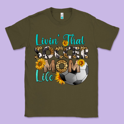 Livin' That Soccer Mom Life Classic Tee Designed By Hra Design Shop