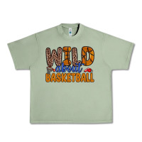 Oil Green wild about basketball Urban Heavy Tee - Zillion Design Studio