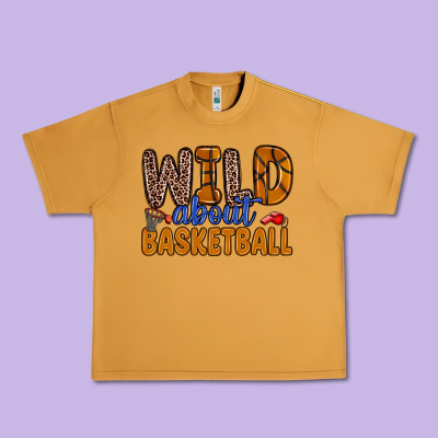 Wild About Basketball Urban Heavy Tee Designed By Zillion Design Studio