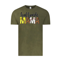 Vintage Olive ballpark mama Vintage Tee - texasbilliewilder