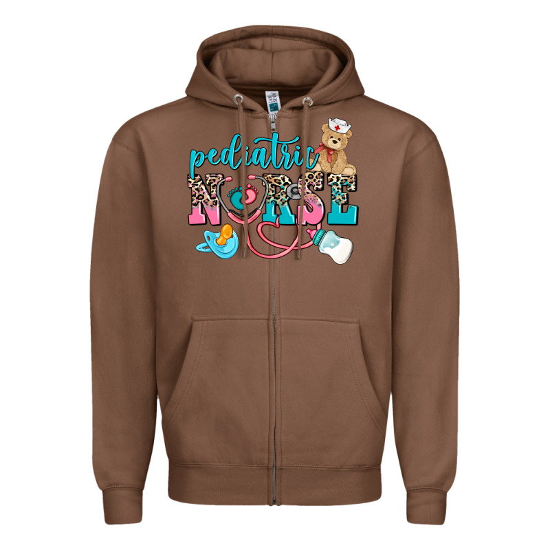 Pediatric Nurse Zipper Hoodie by AdoDesignShop | Teevron