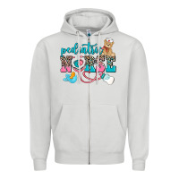 Dove Grey pediatric nurse Zipper Hoodie - AdoDesignShop