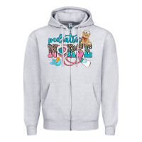 Heather Grey pediatric nurse Zipper Hoodie - AdoDesignShop