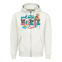 Oatmeal Heather pediatric nurse Zipper Hoodie - AdoDesignShop