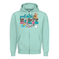 Seafoam pediatric nurse Zipper Hoodie - AdoDesignShop