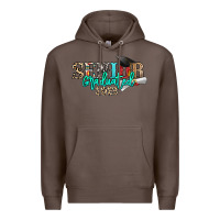 Coffee senior graduated 2023 Premium Hoodie - NancyCooperArtShop