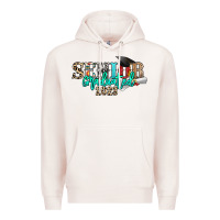 Pale Pink senior graduated 2023 Premium Hoodie - NancyCooperArtShop