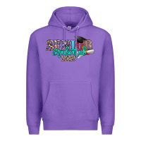 Purple senior graduated 2023 Premium Hoodie - NancyCooperArtShop