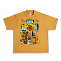 Peanut Butter western thankful cross pumpkin Urban Heavy Tee - BarkalooDesign