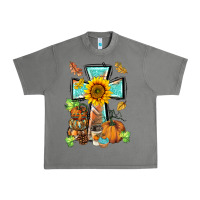 Tornado western thankful cross pumpkin Urban Heavy Tee - BarkalooDesign