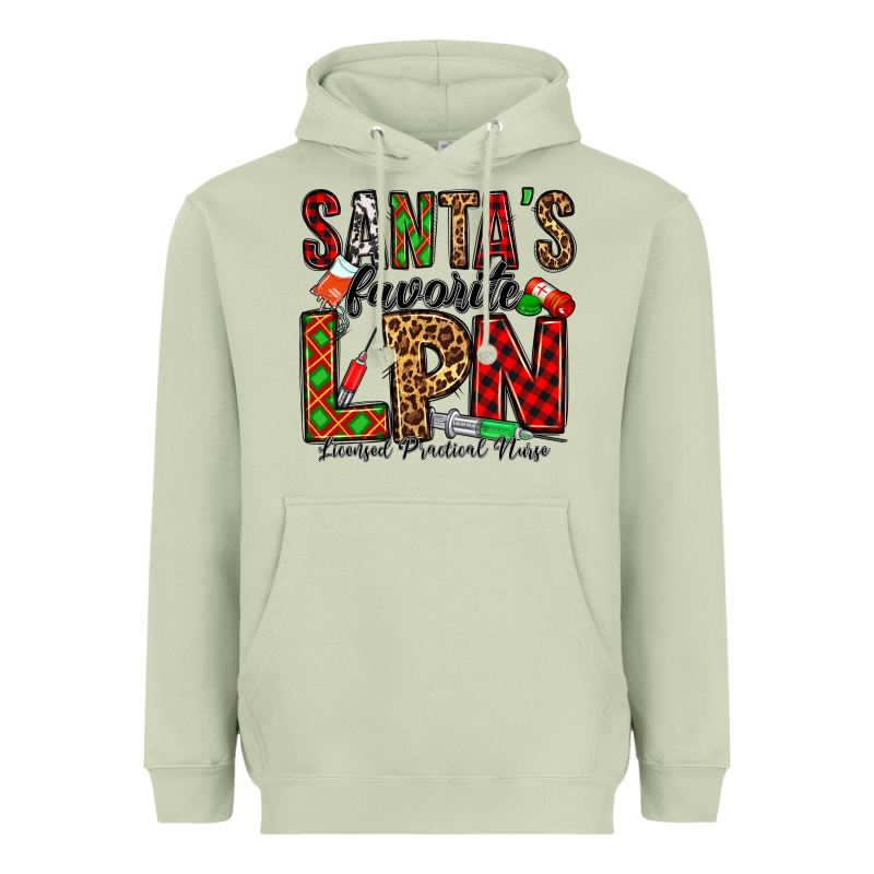 Santa's Favorite Lpn Heavyweight Hoodie by Jasminsmagicworld | Teevron