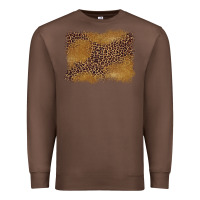 Chestnut leopard background Premium Sweatshirt - BarkalooDesign