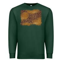 Sports Green leopard background Premium Sweatshirt - BarkalooDesign