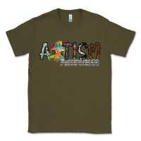Army Green autism awareness Classic Tee - SublimationCraftShop