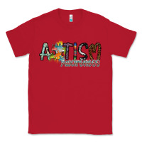 Red autism awareness Classic Tee - SublimationCraftShop