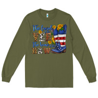 Army Green the land of the yee the home of the haw Long Sleeve Tee - HRA Design Shop