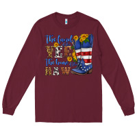Burgundy the land of the yee the home of the haw Long Sleeve Tee - HRA Design Shop