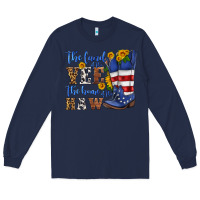Navy the land of the yee the home of the haw Long Sleeve Tee - HRA Design Shop