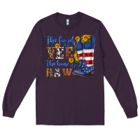 Plum the land of the yee the home of the haw Long Sleeve Tee - HRA Design Shop
