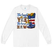 White the land of the yee the home of the haw Long Sleeve Tee - HRA Design Shop