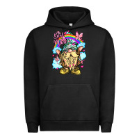 Pigment Black best mom gnome rainbow clouds butterfly glitter Urban Hoodie - LillyAllenDesigns