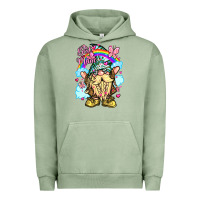 Pigment Oil Green best mom gnome rainbow clouds butterfly glitter Urban Hoodie - LillyAllenDesigns