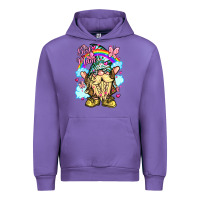 Tulip best mom gnome rainbow clouds butterfly glitter Urban Hoodie - LillyAllenDesigns