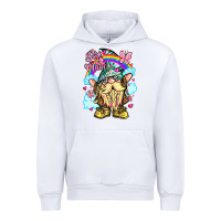 White best mom gnome rainbow clouds butterfly glitter Urban Hoodie - LillyAllenDesigns
