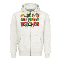 One Merry Teacher Zipper Hoodie | Teevron